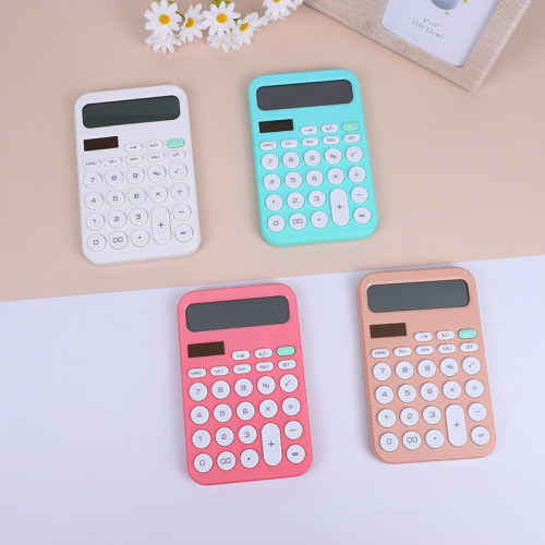 马卡龙小清新12位大按键计算器 商务礼品 跨境热销 现货批发