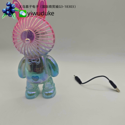 Colorful Student Usb Small Fan Three-Gear Wind Tiktok Supply Foreign Trade Promotional Gifts