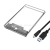 USB2.0/3.0/3.1 Transparent High-Speed Mobile Hard Disk Box 2.5-Inch Serial Port Notebook Hard Disk Box