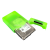 3.5-Inch Hard Disk Protection Box Hard Disk Base Pp Box Plastic Box Hard Drive Package Hard Disk Storage Box