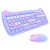 Mofii Ferris Hand Meow Cute 2.4G Wireless Keyboard and Mouse Set Cute Cat Cute Mini Color Wireless Office