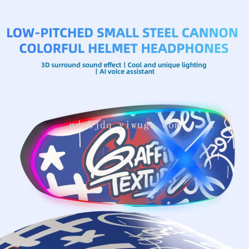 K15头盔蓝牙耳机防水降噪智能一体听歌通话骑行头盔耳机