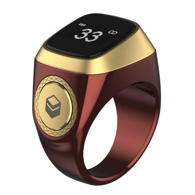 Iqibla Zikr Ring Foreign Trade Hot Selling Smart Ring Bluetooth Weekly Time Counter Factory Direct Supply