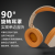 New Headset Bluetooth Headset Folding Rotating 3d Stereo Earmuffs All-Inclusive Ear Headset Student Game Gift