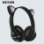 Wireless Bluetooth Headset Cat Ear Colorful Luminous Ambience Light Extra Bass Cellphone Universal Game Sports Headset
