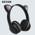 Bluetooth Headset Wireless Sports Gaming Cat Ear Ambience Light Children's Headset Factory Wholesale Cross-Border