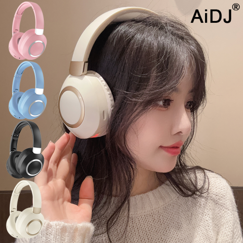 新款头戴式蓝牙耳机重低音多功能物理降噪无线耳麦跨境爆款代发