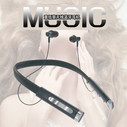 包邮特价清仓无线蓝牙挂脖式运动耳机入耳式重低音可插卡手机通用