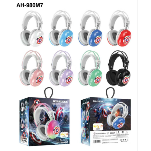 盾牌发光蓝牙耳机 降噪技术 高清通话 时尚潮流 促销