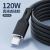 HAOJUE new real silicone material super soft flash charging data cable iPhone type-c Samsung super fast charge factory in stock
