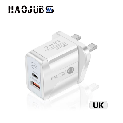 British Regulation Power Charger PD Adapter Private Model 20W Fast Charge Mobile PhoneCompatible withUSB-C Manufacturers