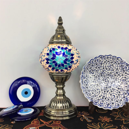 土耳其复古浪漫风格小台灯卧室书房咖啡厅餐厅酒店民宿装饰台灯