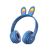 Cross-Border New Arrival P47r Luminous Rabbit Ears Bluetooth Headset Cat Ears Headset Luminous Headphones Children's Headset