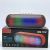 New Ws2688 Colored Lights Wireless Portable Bluetooth Speaker Ambience Light Strip-Style Subwoofer Double Loudspeakers