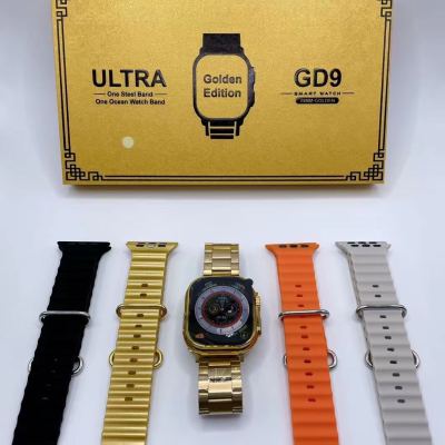 Cross-Border Foreign Trade Tuhao Gold Ultra Smart Watch Watch8 Sports GD9 Blood Oxygen Blood Pressure Heart Rate