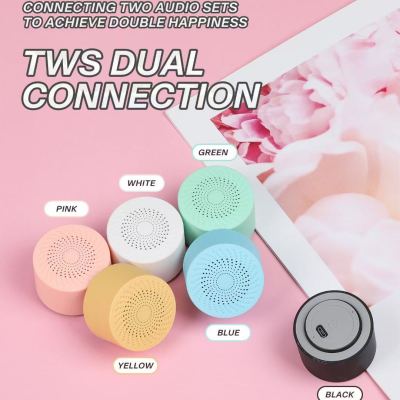 Creative Bluetooth Speaker High-Looking Macaron Bluetooth Wireless Small Sports Portable Mini Speaker