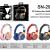 Cross-Border New Sn29 Headset Wireless Bluetooth Headset National Fashion Graffiti Subwoofer Stereo All-Inclusive Ear Logo