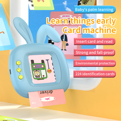 Rabbit Digital Camera Children's Educational Enlightenment Early Learning Machine Learning Machine Cartoon Card Reader