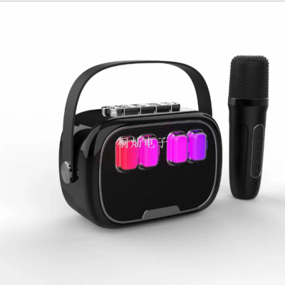 RM-S576 Plug-in Card Karaoke Bluetooth Speaker Wireless Microphone Portable Family Outdoor Ktv Subwoofer