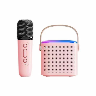 Hot-Selling New Arrival Y1 Karaoke Wireless Bluetooth Audio K12 Card Microphone Indoor Outdoor Portable Ktv