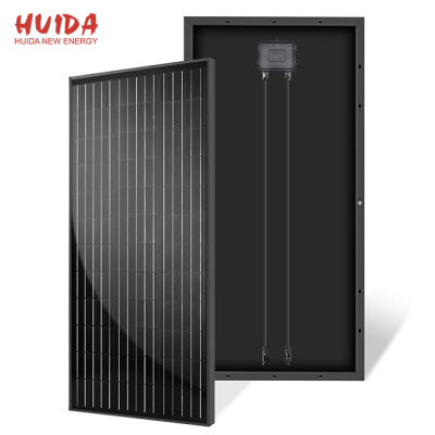 Factory Direct Export Solar Panel All Black 20w-600w Single Crystal Module-Photovoltaic