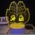 Muslim 3 D Touch Table Lamp