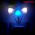 Avatar Mushroom Seven-Color Night Light Intelligent Light Control Led Nursing Light New Exotic Creative KT-C