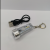 New USB Charging Key Ring Light, Mini Flashlight, LED Flash Flashlight