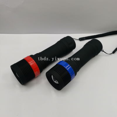 Hot Sale Plastic Flashlight, Focusing Small Flashlight, Outdoor Lighting Lamp