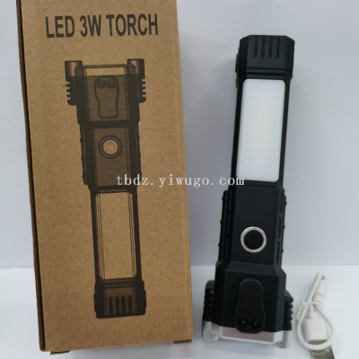 Hot Selling Multifunctional USB Rechargeable Flashlight, Work Light Tool Light Inspection Lamp Maintenance Light