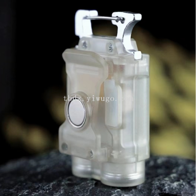 New Fluorescent Transparent Suction Iron Bottle Opener Clip Cap Work Light