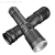 Cross-Border Strong Light Xhp70 LED Flashlight TYPE-C Digital Power Display Telescopic Long Shot Power Torch