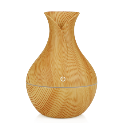 Vase USB Humidifier Household Wood Grain Aromatherapy Humidifier Business Gift Petal Aroma Diffuser