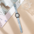 Ladies New Belt Watch Gold Shell Acupuncture Needle Casual Fashion Quartz Watch Live Room Best-Selling in Stock Wholesale
