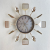 Knife and Fork Creative Fashion Kitchen Wall Clock Factory Direct Sales Origin Supply Living Room Simple Square Quartz Wall Clock