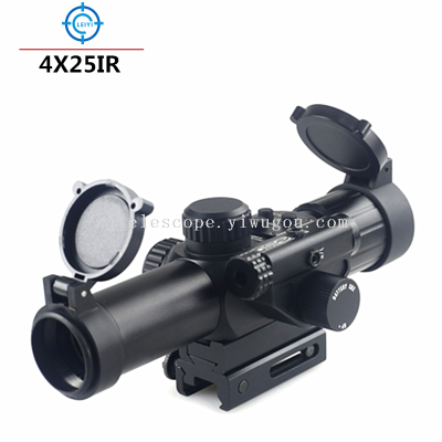 New 4 X25ir Blue Tape Red Laser Integrated Telescopic Sight