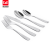 C & E Creative Art Knife, Fork and Spoon 20-Piece Set Simple Stainless Steel Tableware Hotel Household Dining