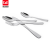 C & E Creative Art Knife, Fork and Spoon 20-Piece Set Simple Stainless Steel Tableware Hotel Household Dining