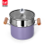 C & E Creative 9-Piece Set Cooking Pot Frying Pan Wok Milk Pot Steamer Multi-Function Pot Suit