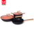 C & E Creative Cookware Three-Piece Refined Iron Wok Frying Pan Soup Pot Anti-Rust Non-Stick Pan Kitchen