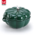 C & E Creative Enamel Cast Iron Soup Pot New Retro Pumpkin Large Capacity 3.3L Soup Pot