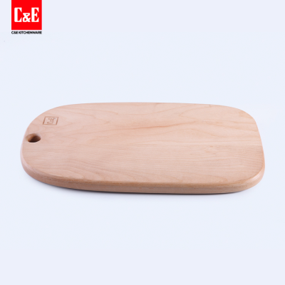 C & E Creative Beech Cutting Board Waterproof Natural Log Bread Board Handle-Free Kitchen Household