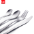 C & E Creative Tableware Four-Piece Set 304 Stainless Steel Knife, Fork and Spoon