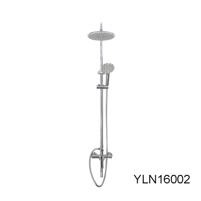  Firmer Hot and Cold Water Copper Alloy Height-Adjustable Shower Bathroom Shower Faucet Wall-Mounted Shower Faucet
