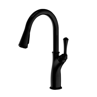 Firmer New Black Faucet High Quality Copper Basin Kitchen Faucet Hot and Cold Water