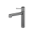 Firmer 2024 New Simple Atmospheric Copper Gun Gray White Hot and Cold Water High Basin Faucet