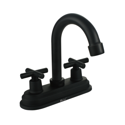 Firmer New Double Handles and Dual Control Basin Hot and Cold Water Faucet Copper Double Open Inter-Platform Basin 