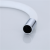 755G Zinc Alloy Lantern Handwheel 100% Copper Valve Element White Universal Tube Horizontal Cold Water Faucet