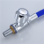 930gvarte Zinc Alloy Lantern Hand Wheel 100% Copper Valve Element Blue Universal Tube Vertical Faucet