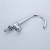 520Gvarte Zinc Alloy Lantern Hand Wheel Stainless Steel Large Elbow Zinc Alloy Main Body Vertical Cold Water Faucet